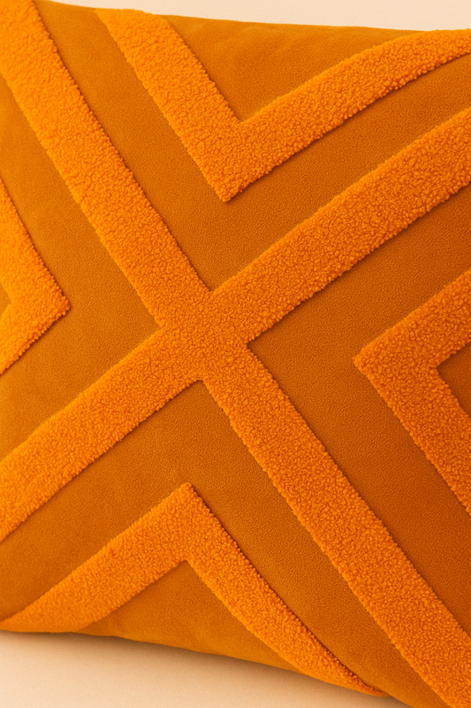 Etnik Desenli Punch Yastık Kırlent Kılıfı