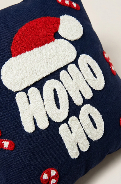 Yılbaşı Desenli Nakış İşlemeli Kırlent Kılıfı - Hoho