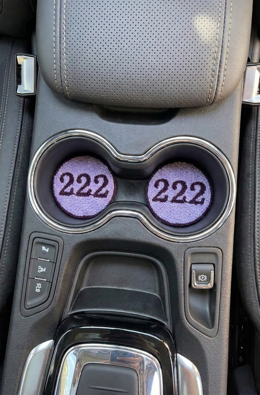 Nakış Detaylı Araç Bardak Altlığı - 222