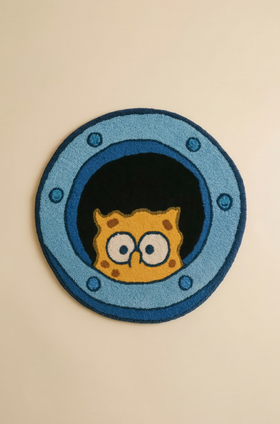 El Yapımı Tufting Halı - Sunger Bob