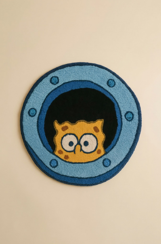 El Yapımı Tufting Halı - Sunger Bob