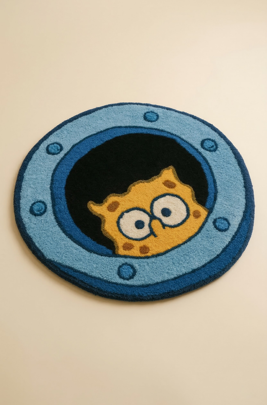 El Yapımı Tufting Halı - Sunger Bob