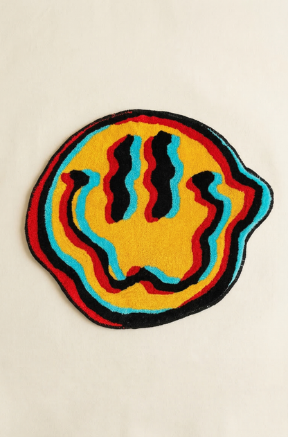El Yapımı Tufting Halı - Neon Smile