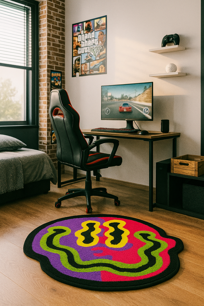 El Yapımı Renkli Smile Tufting Halı