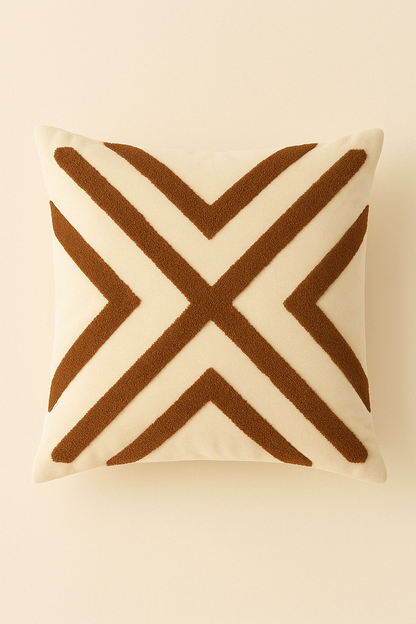 Etnik Desenli Punch Yastık Kırlent Kılıfı