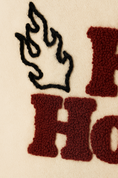 Hot Honey Nakış İşlemeli Keten Çanta