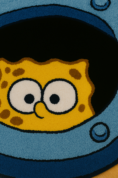 El Yapımı Sunger Bob Tufting Halı