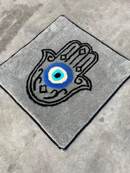 El Yapımı Nazar Fatmanın Eli Tufting Halı