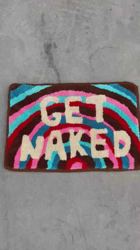 El Yapımı Tufting Halı - Rainbow Get Naked