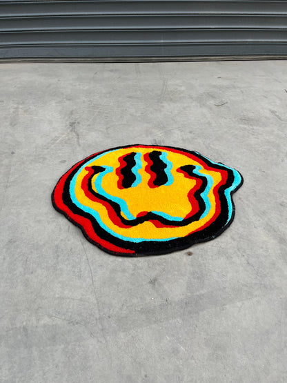 El Yapımı Neon Smile Tufting Halı