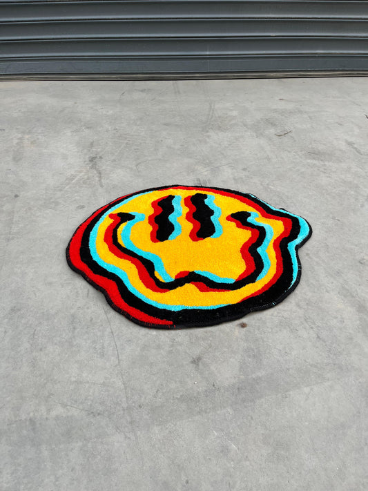 El Yapımı Neon Smile Tufting Halı