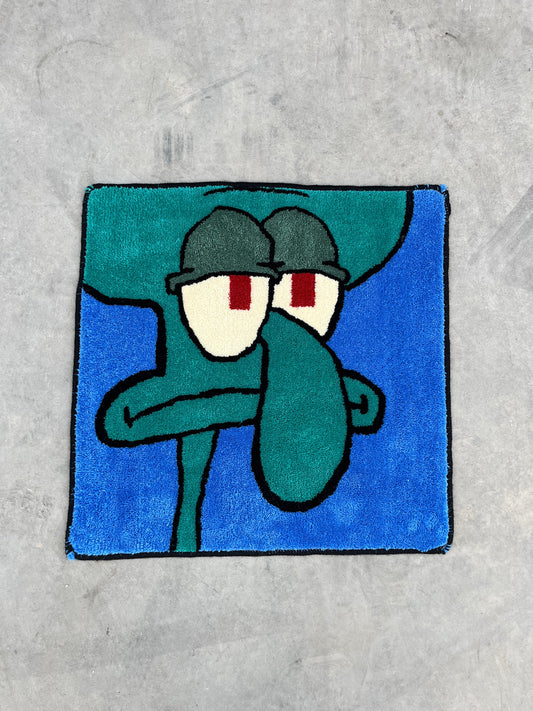 El Yapımı Sunger Bob Squidward Tufting Halı