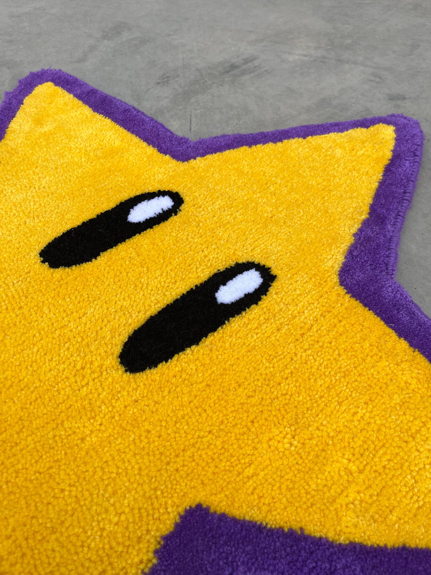 El Yapımı Super Mario Yıldız Tufting Halı