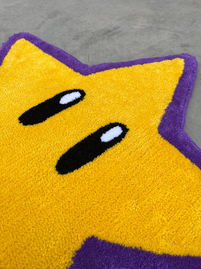 El Yapımı Super Mario Yıldız Tufting Halı